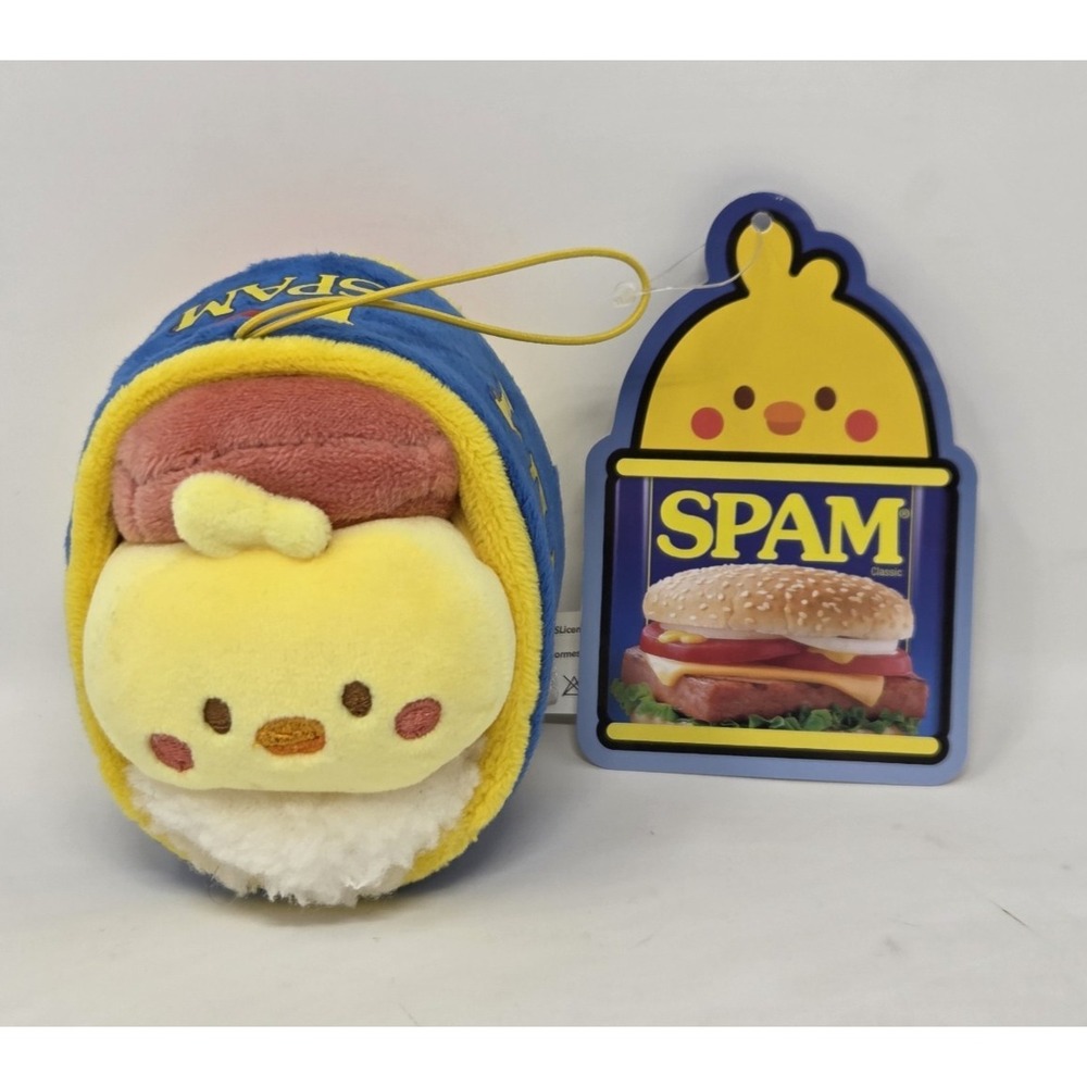 Stuffed Animal Plush Toy -‎ Official SPAM Musubi Blanket Chickiroll Plush 4''
